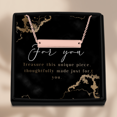 Horizontal Bar Necklace
